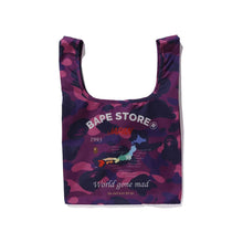 Bape Purple Japan Camo Shopping Bag